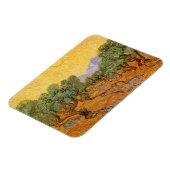 Magnet Flexible Vincent van Gogh - Oliviers, Ciel Jaune et Soleil (Côté Gauche)