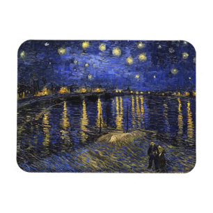 Magnet Flexible Vincent Van Gogh Starry Night Over The Rhone