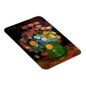 Magnet Flexible Vincent Van Gogh - Vase Avec Zinnias Art (Côté Droit)