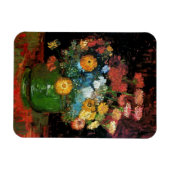 Magnet Flexible Vincent Van Gogh - Vase Avec Zinnias Art (Horizontal)
