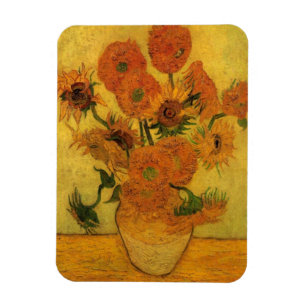 Magnet Flexible Vincent van Gogh Vase de vie morte avec 15 tournes