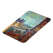 Magnet Flexible Vincent Van Gogh - Vue Sur Paris Pointillisme Art (Côté Gauche)