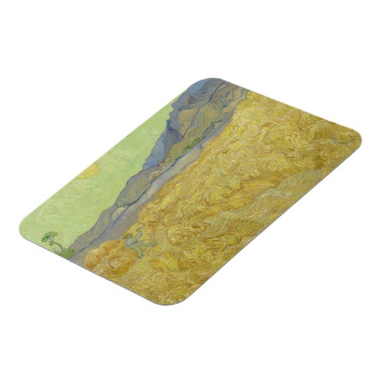 Magnet Flexible Vincent van Gogh - Wheatfield avec une Faucheuse (Côté Gauche)