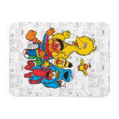 Magnet Flexible Vintage 123, rue Sésame (Horizontal)