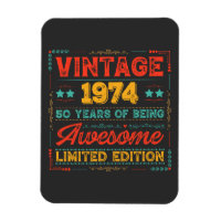 Vintage 1974 Fait en 1974 50e anniversaire 50 ans