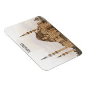 Magnet Flexible Vintage Ankara Turquie Kocatepe Vue Mosquée (Côté Droit)