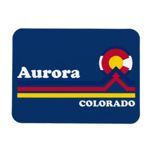 Magnet Flexible Vintage Aurora Colorado