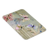 Magnet Flexible Vintage avec papillons (Côté Droit)