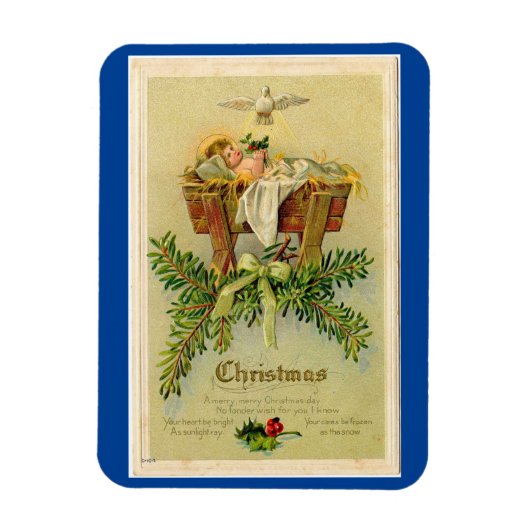 Magnet Flexible Vintage bébé Jésus aimant flexible (Vertical)