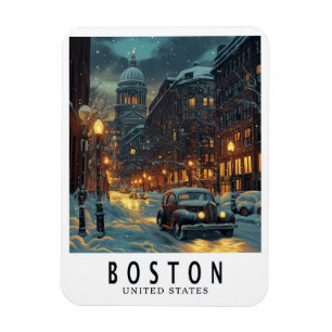 Magnet Flexible Vintage Boston