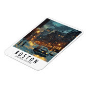 Magnet Flexible Vintage Boston (Côté Gauche)