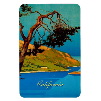 Magnet Flexible Vintage California Coast Travel