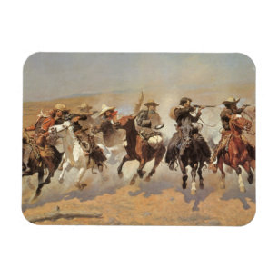 Magnet Flexible Vintage Cowboys, une touche pour le bois par Remin