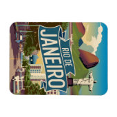 Magnet Flexible Vintage de Rio de Janeiro (Horizontal)