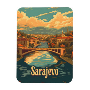 Magnet Flexible Vintage de Sarajevo