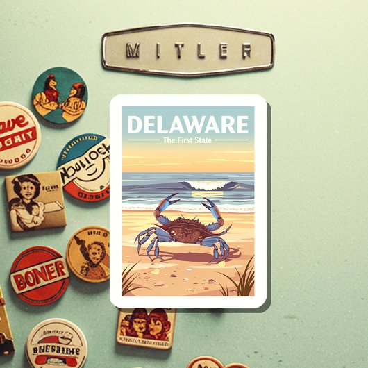 Magnet Flexible Vintage Delaware
