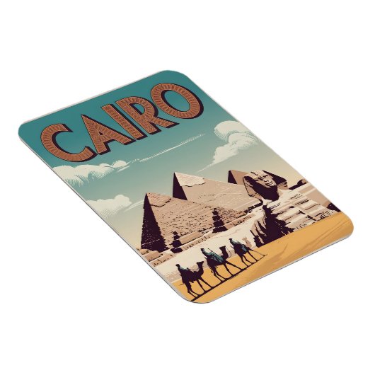 Magnet Flexible Vintage du Caire (Côté Droit)