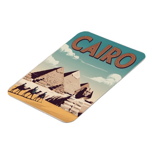 Magnet Flexible Vintage du Caire (Côté Gauche)