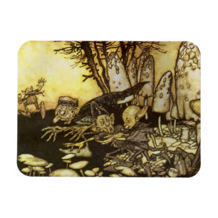 Magnet Flexible Vintage Fairy Tale, Band of Workmen de Rackham