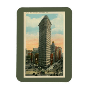 Magnet Flexible Vintage Flatiron Building New York City