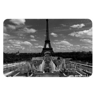 Magnet Flexible Vintage France Paris Fontains Tour Eiffel
