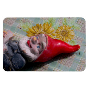 Magnet Flexible Vintage Garden Gnome