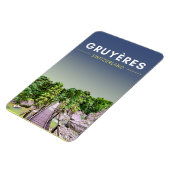Magnet Flexible Vintage Gruyeres Suisse Voyage (Côté Gauche)