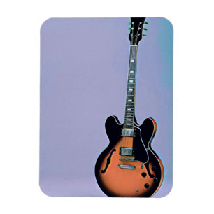 Magnet Flexible Vintage guitar artwork
