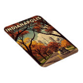 Magnet Flexible Vintage Indiana Indianapolis (Côté Droit)