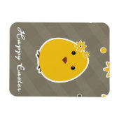 Magnet Flexible Vintage Joyeux arrière - plan de Pâques (Horizontal)