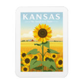 Magnet Flexible Vintage Kansas (Vertical)