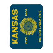 Magnet Flexible Vintage Kansas (Vertical)