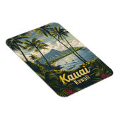 Magnet Flexible Vintage Kauai Hawaii (Côté Droit)