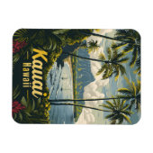 Magnet Flexible Vintage Kauai Hawaii (Horizontal)