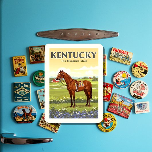 Magnet Flexible Vintage Kentucky