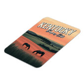Magnet Flexible Vintage Kentucky Travel (Côté Gauche)