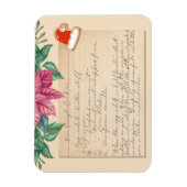 Magnet Flexible Vintage Kris Kringle Cookies Recette Noël (Vertical)