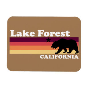 Magnet Flexible Vintage Lake Forest Californie