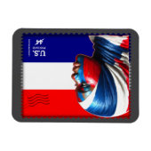 Magnet Flexible Vintage L'Amerique - Mslm (Horizontal)
