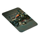 Magnet Flexible vintage motorcycle art (Côté Droit)