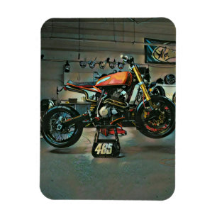 Magnet Flexible vintage motorcycle art