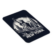 Magnet Flexible Vintage New York (Côté Droit)