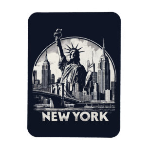 Magnet Flexible Vintage New York
