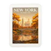 Magnet Flexible Vintage New York (Vertical)