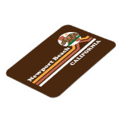 Magnet Flexible Vintage Newport Beach Californie (Côté Gauche)