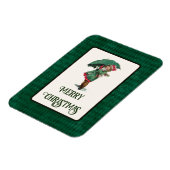 Magnet Flexible Vintage Noël Fille Vacances (Côté Gauche)