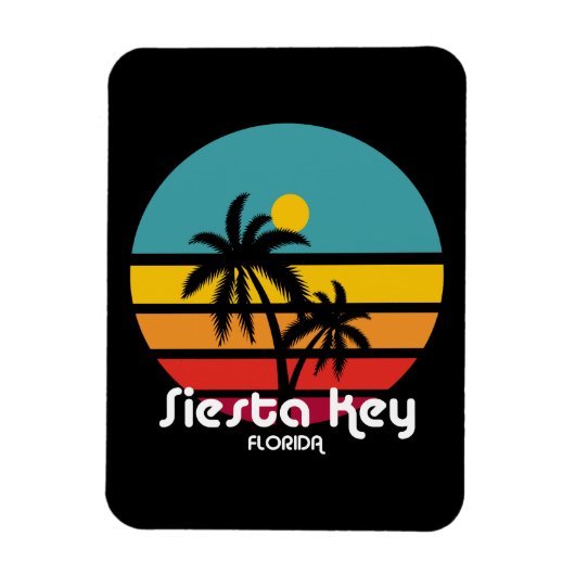 Magnet Flexible Vintage Siesta Key Floride (Vertical)