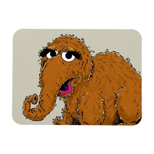 Magnet Flexible Vintage Snuffleupagus (Horizontal)
