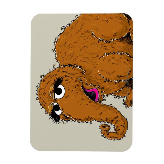 Magnet Flexible Vintage Snuffleupagus (Vertical)