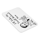 Magnet Flexible Vintage Tariff Refund Check (Côté Droit)